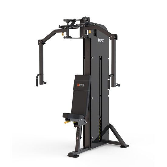 Aparat Fitness Drax Butterfly pentru piept cu stiva de greutate de 75 kg