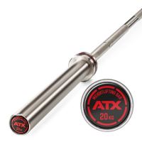 Bara olimpica pentru antrenament  ATX® Powerlifting, haltera, 20 kg, 220 cm, Ø 50 mm, 500 kg, crom
