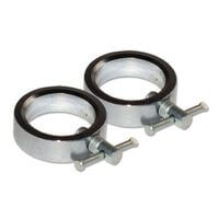Cleme fitness de siguranta, 30 mm, cromate, haltera