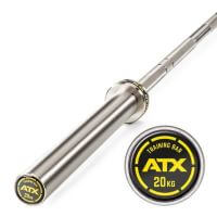 Bara fitness pentru antrenament ATX ®, haltera, 20 kg, 220 cm, Ø 50 mm, crom