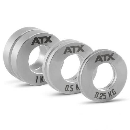 Set mini discuri fractionare ATX® din otel cromat, placa de greutate