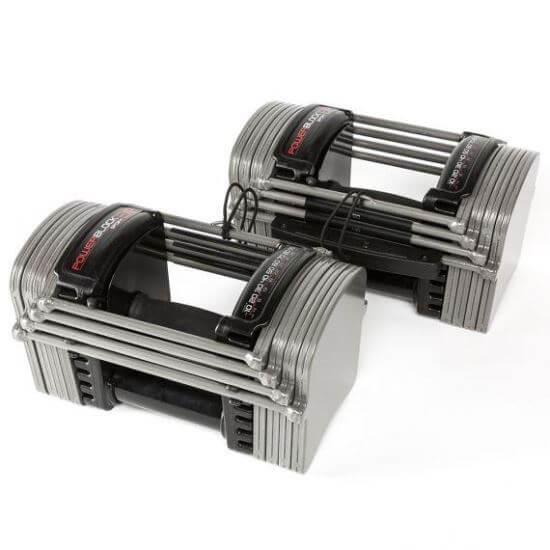 Gantere fitness PowerBlock®, reglabile, 2,25 - 22,5 kg, nivel 1