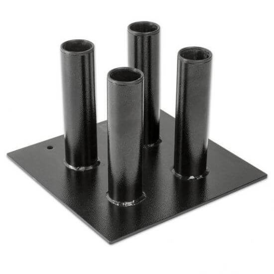 Suport fitness depozitare bare Ø 50 mm, haltera, vertical, negru