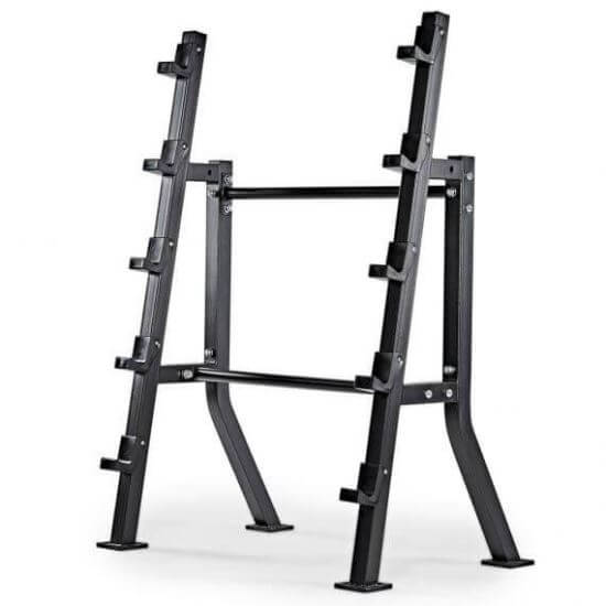 Stand, suport fitness pentru depozitare 5 bare, gantere compacte
