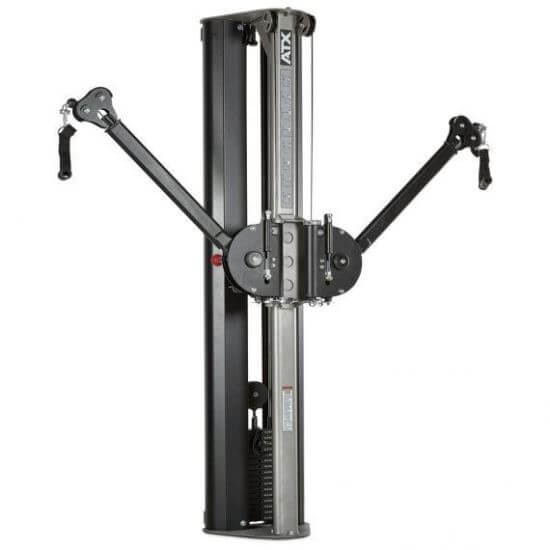 Aparat fitness ATX ® multifunctional cu stiva de greutate, prindere de perete