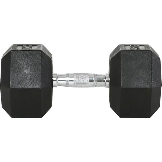 Gantera hexagonala din cauciuc IFS, Ø30 mm, 130 mm, 1 - 50 kg