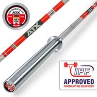 Bara olimpica ATX ® Powerlifting, haltera, tip 400, Fabricata in Germania!