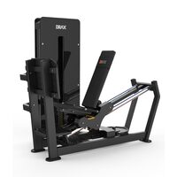 Aparat Fitness Drax Seated Leg Press pentru picioare cu stiva de greutate 140 kg
